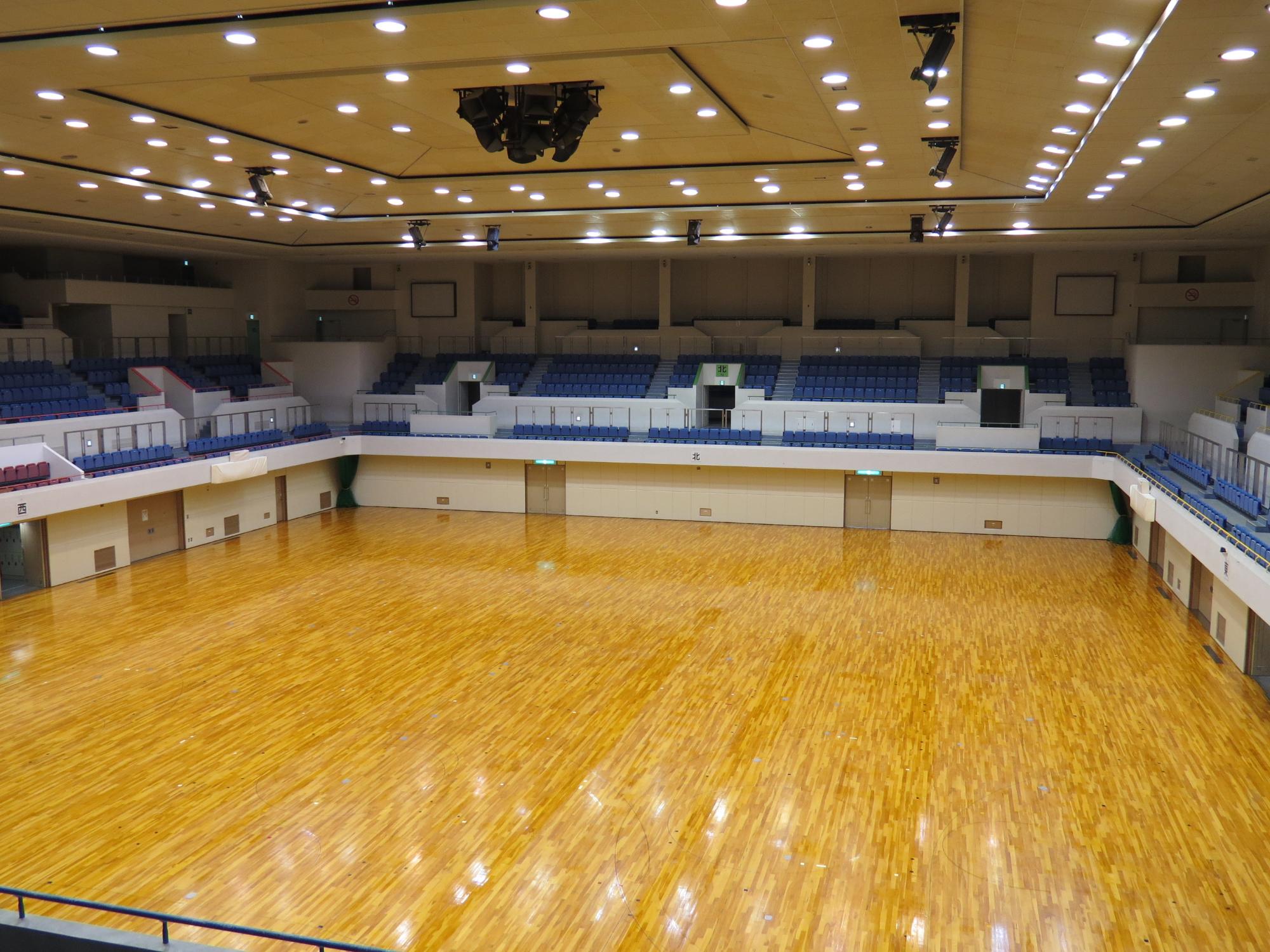 中央体育館競技場の写真